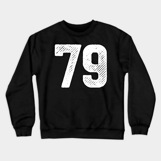 Seventy Nine 79 Crewneck Sweatshirt by colorsplash